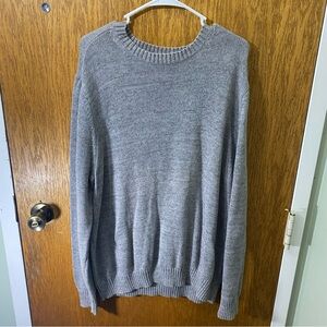 St. John's Bay Gray Crewneck Sweater Soft Knit Versatile